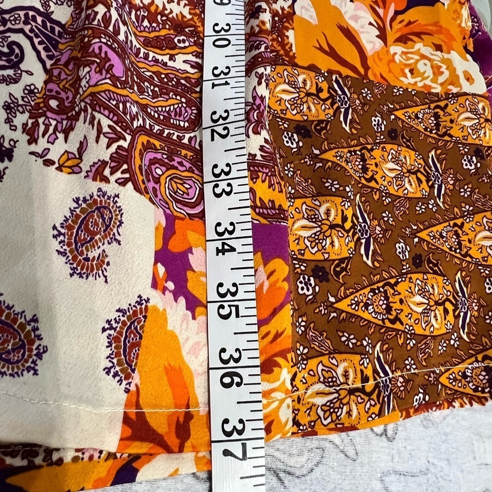 Fashion Nova Always On Vacation Romper - Purple/combo Silk Soft Size XL - Picture 12 of 12